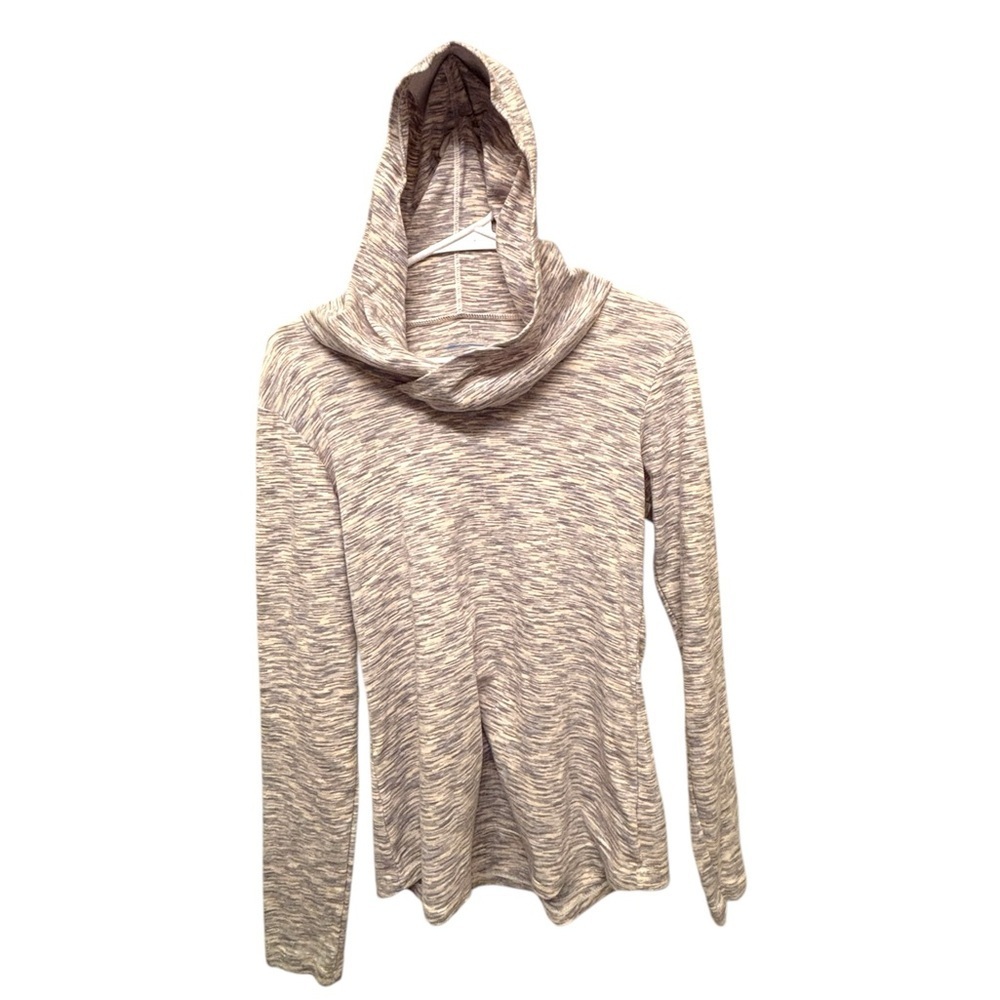 Columbia W’s Hooded Pullover Top Long Sleeve Shirt Gray Size M